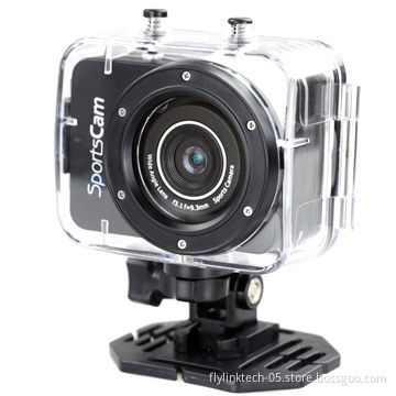 Action Sports Camera, 10m Water-resistant, 2.4" TFT LCD Touchscreen, 1,500mAh, 32GB TF Card Maximum